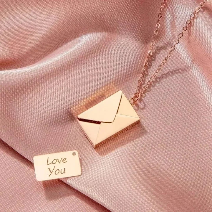 Envelope Necklace with Note